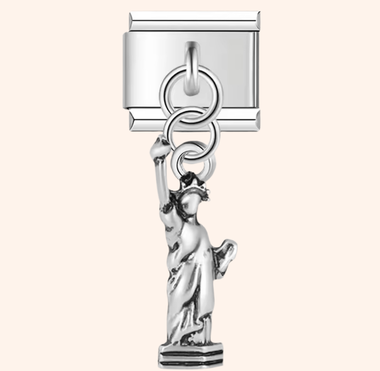 Italian Charm Estatua de La Libertad 𝗘𝗡𝗧𝗥𝗘𝗚𝗔 𝗜𝗡𝗠𝗘𝗗𝗜𝗔𝗧𝗔 - Charmsymore