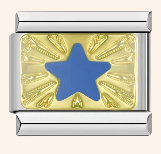 Italian Charm Estrella Azul 𝗘𝗡𝗧𝗥𝗘𝗚𝗔 𝗜𝗡𝗠𝗘𝗗𝗜𝗔𝗧𝗔 - Charmsymore