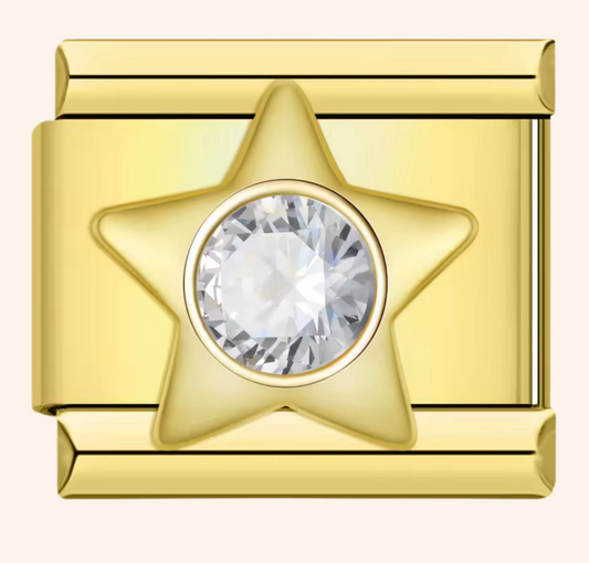 Italian Charm Estrella Dorada  𝗘𝗡𝗧𝗥𝗘𝗚𝗔 𝗜𝗡𝗠𝗘𝗗𝗜𝗔𝗧𝗔 - Charmsymore