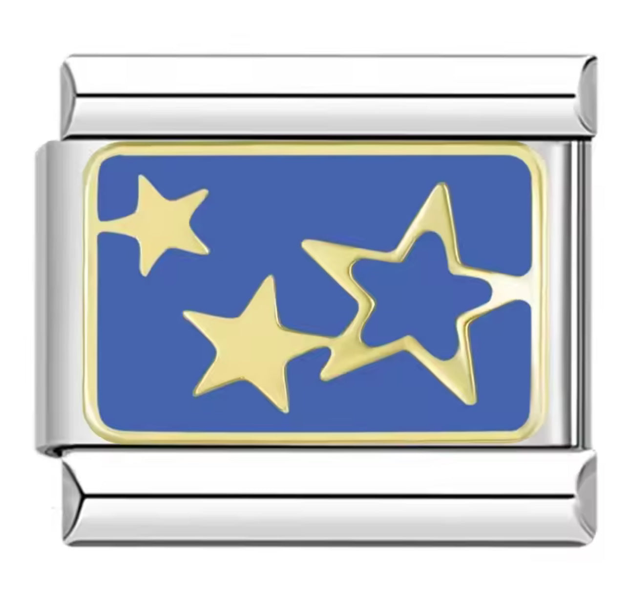 Italian Charm Estrellas Doradas 𝗘𝗡𝗧𝗥𝗘𝗚𝗔 𝗜𝗡𝗠𝗘𝗗𝗜𝗔𝗧𝗔 - Charmsymore