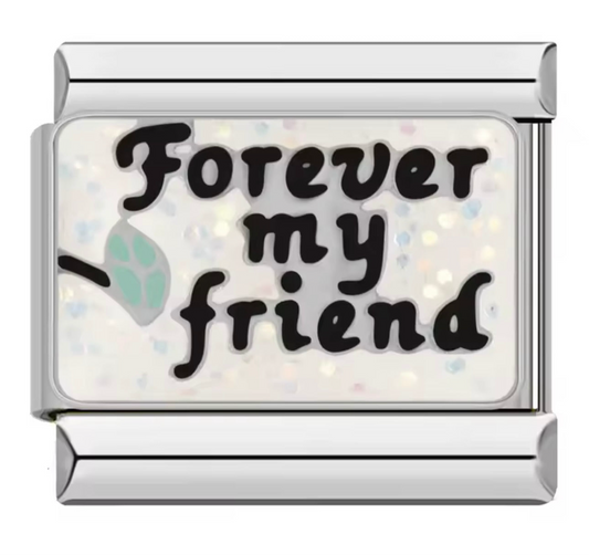 Italian Charm Forever My Friend - Charmsymore