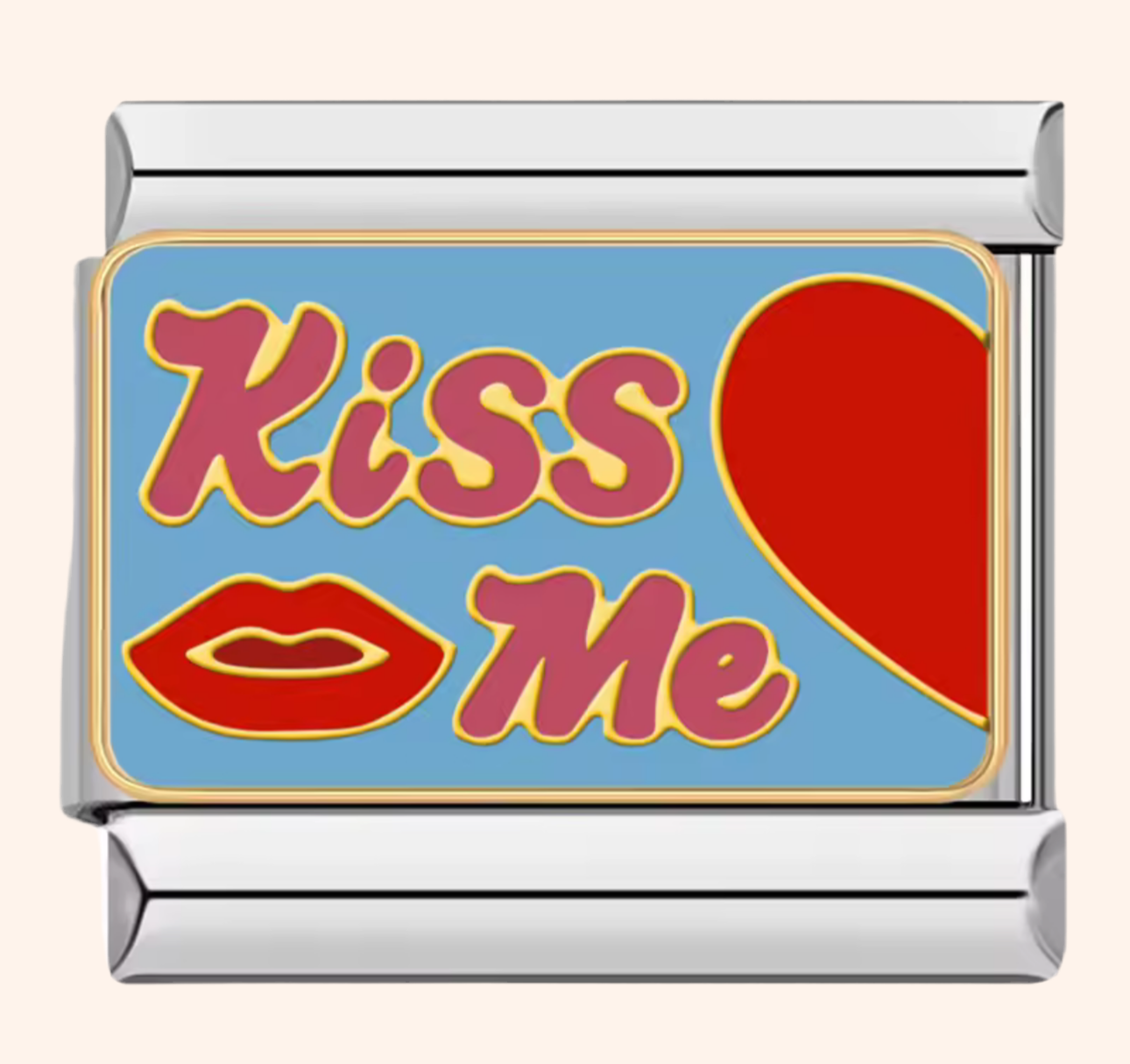 Italian Charm Kiss Me - Charmsymore