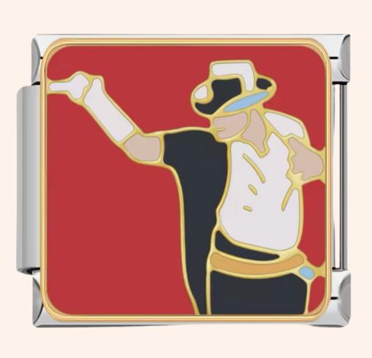 Italian Charm Michael Jackson 𝗘𝗡𝗧𝗥𝗘𝗚𝗔 𝗜𝗡𝗠𝗘𝗗𝗜𝗔𝗧𝗔 - Charmsymore