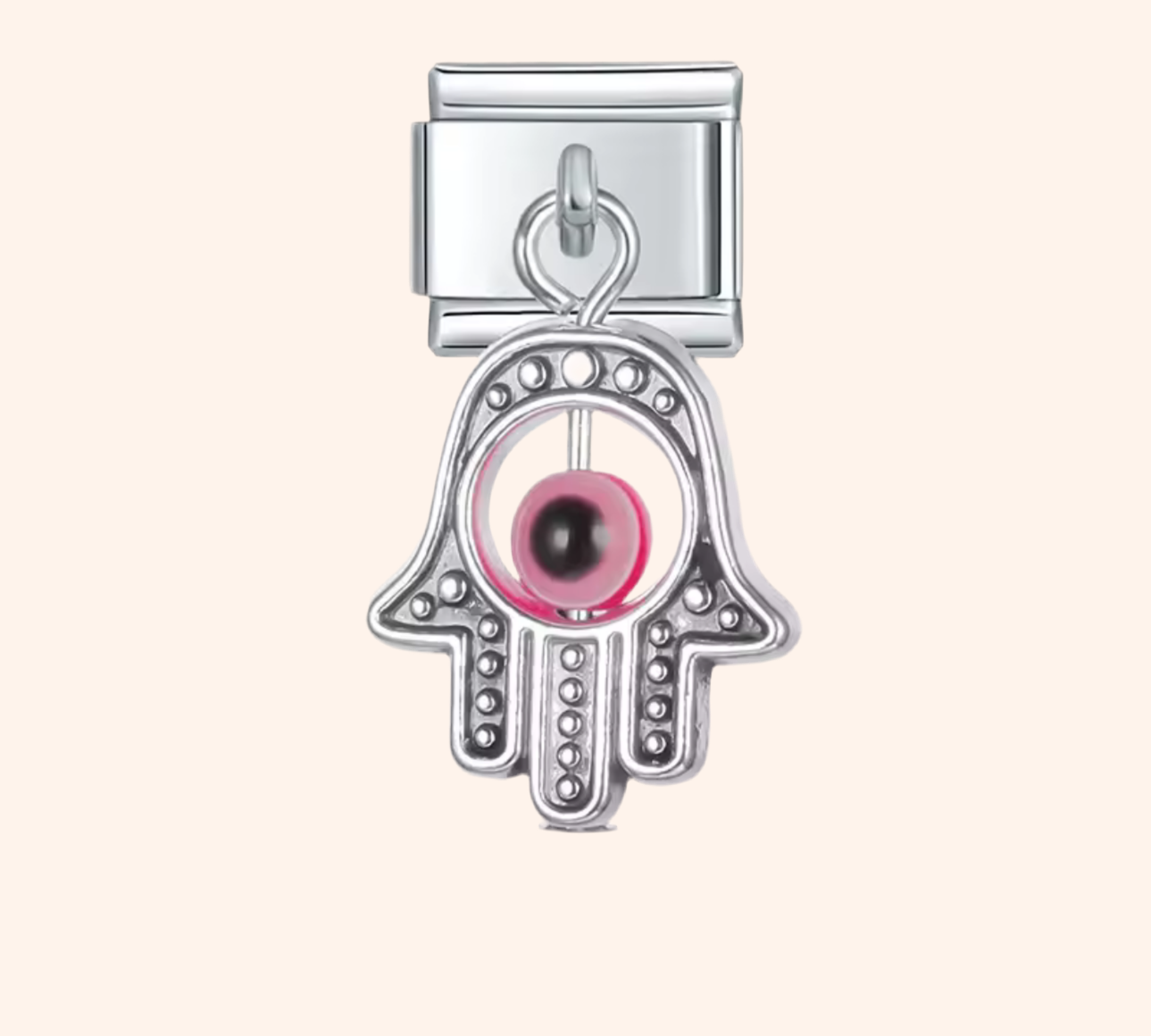 Italian Charm Ojo Rosa 𝗘𝗡𝗧𝗥𝗘𝗚𝗔 𝗜𝗡𝗠𝗘𝗗𝗜𝗔𝗧𝗔 - Charmsymore