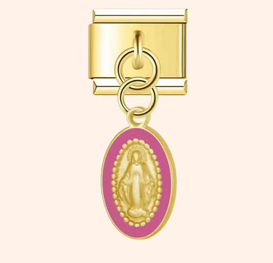 Italian Charm Virgen Gold 𝗘𝗡𝗧𝗥𝗘𝗚𝗔 𝗜𝗡𝗠𝗘𝗗𝗜𝗔𝗧𝗔 - Charmsymore