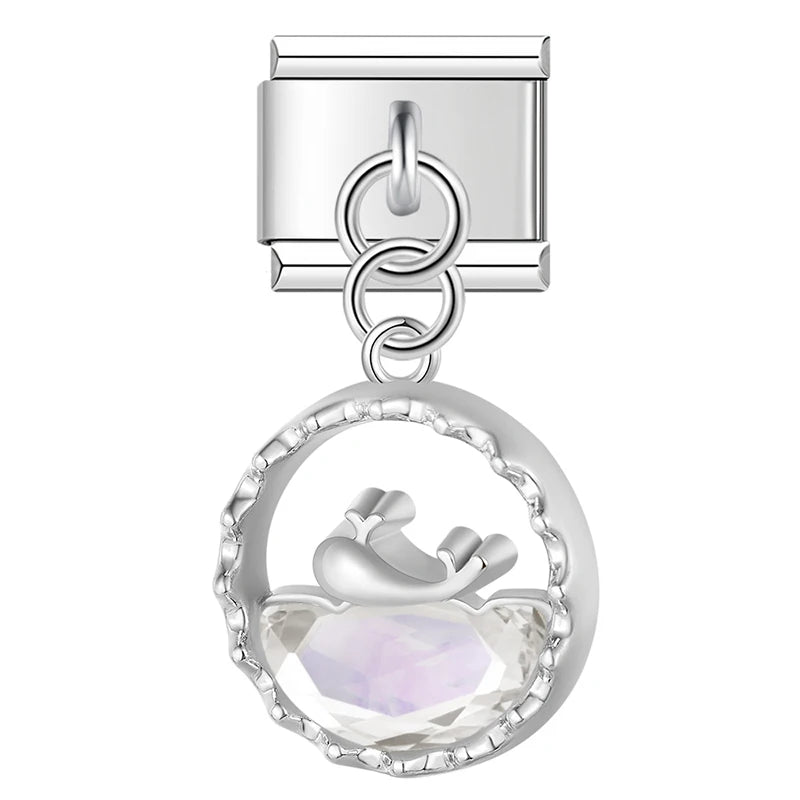 Italian Charms Ballena & Peces - Charmsymore