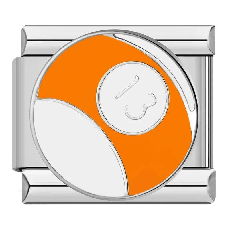 Italian Charms Billar Acero Inoxidable - Charmsymore