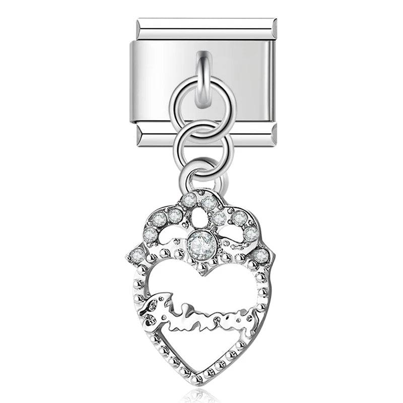 Italian Charms Brillos Acero Inoxidable - Charmsymore