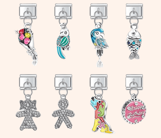Italian Charms Colgantes Acero Inoxidable - Charmsymore