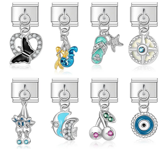 Italian Charms Colgantes Brillos - Charmsymore
