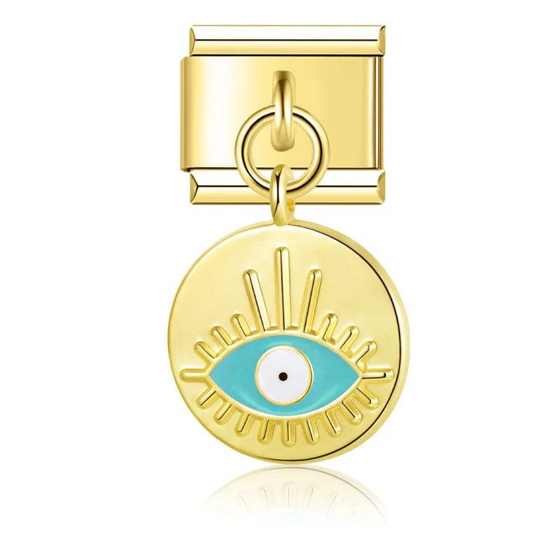 Italian Charms Colgantes Ojo Acero Inoxidable - Charmsymore