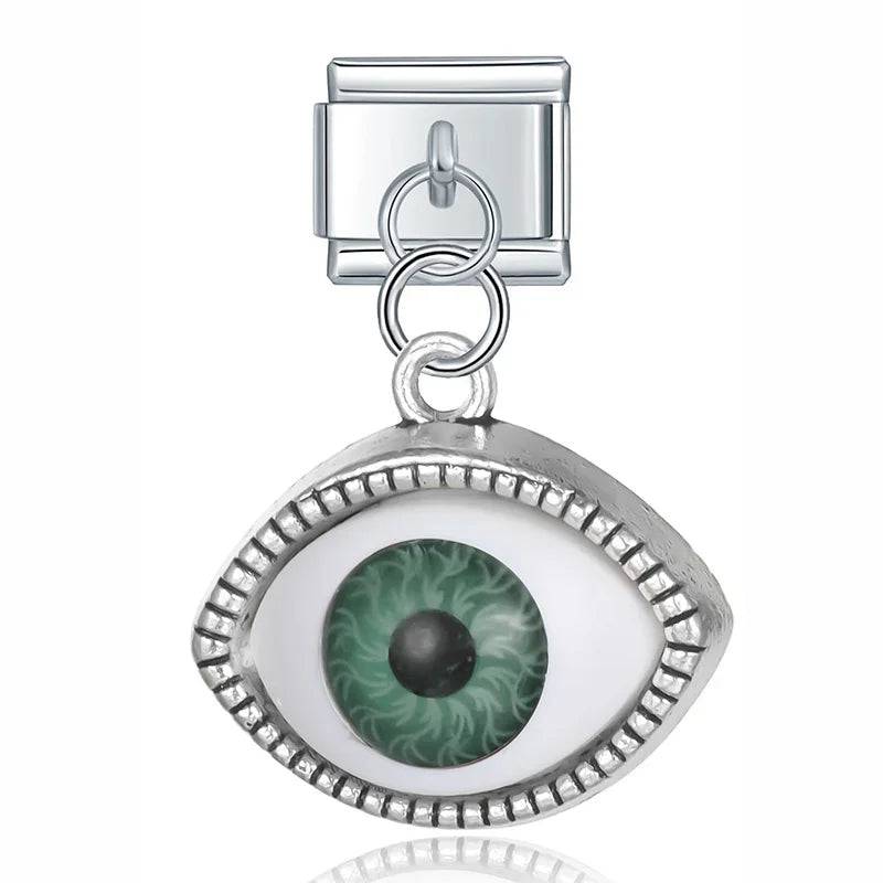 Italian Charms Colgantes Ojo Acero Inoxidable - Charmsymore