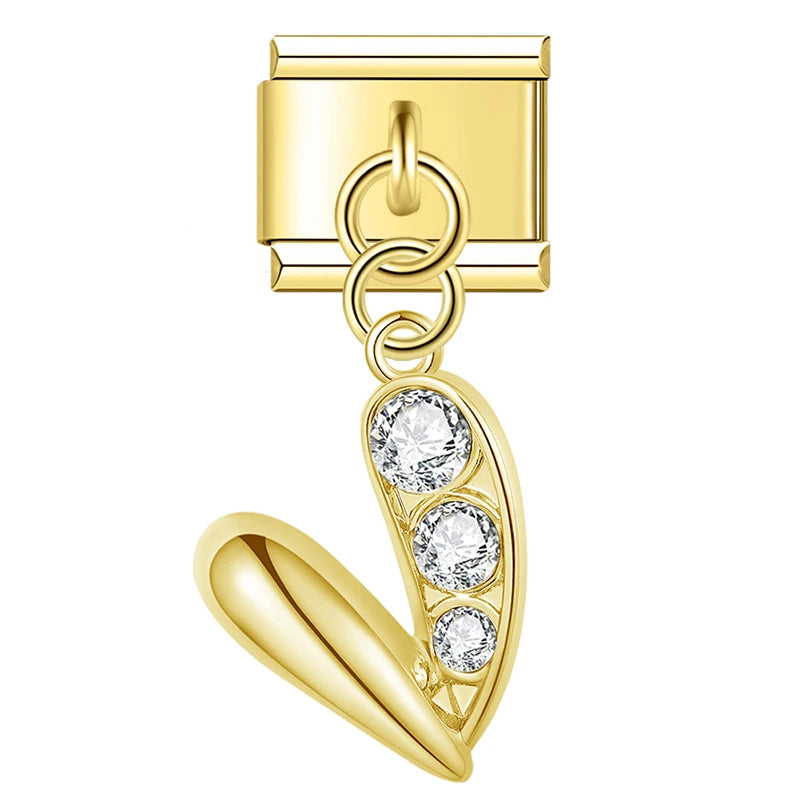 Italian Charms Corazones Colgantes - Charmsymore