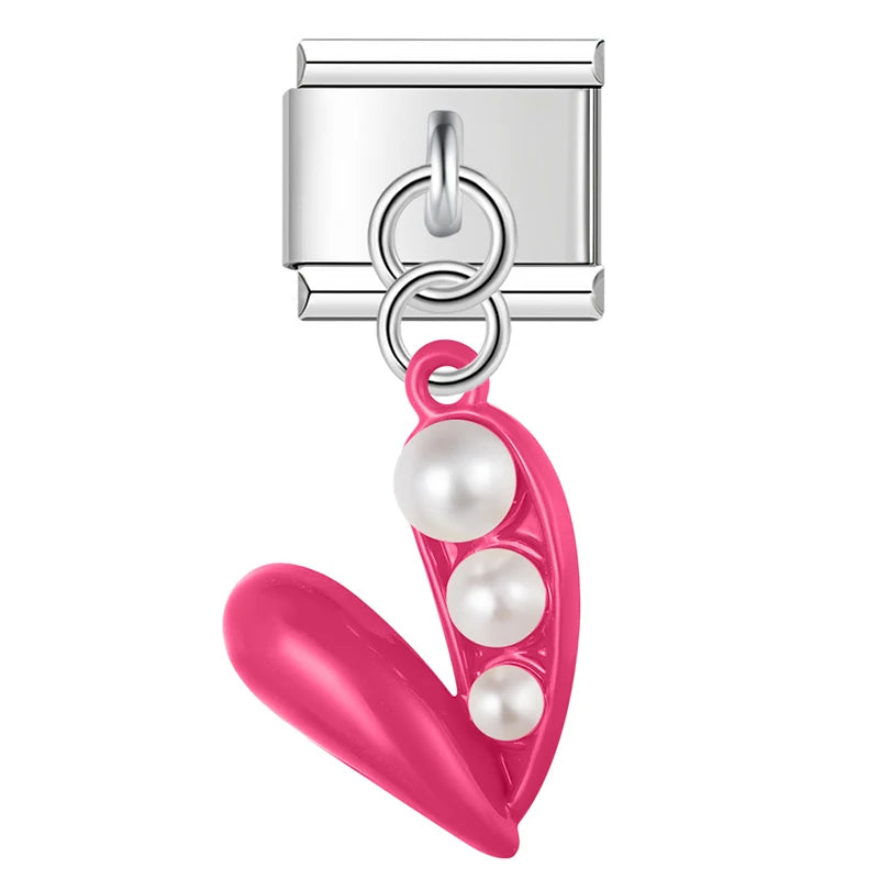 Italian Charms Corazones Colgantes - Charmsymore