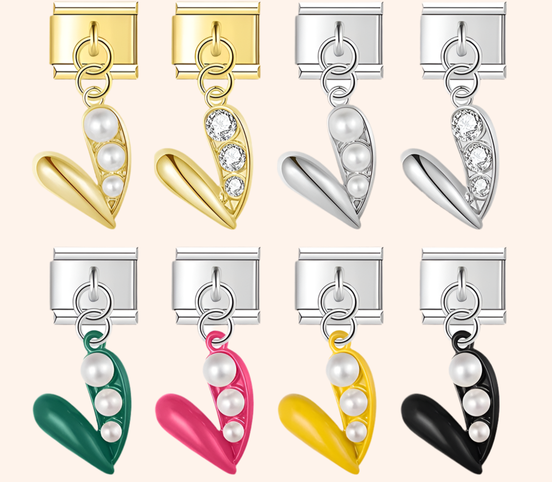 Italian Charms Corazones Colgantes - Charmsymore