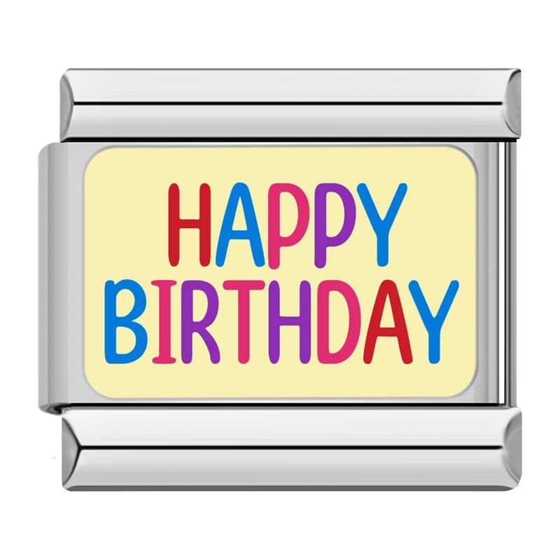 Italian Charms Cumpleaños Acero Inoxidable - Charmsymore