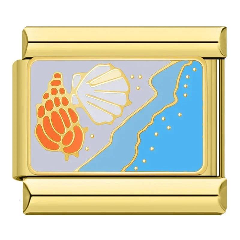 Italian Charms Dorados Acero Inoxidable - Charmsymore