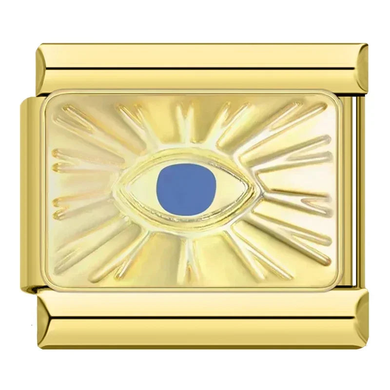 Italian Charms Dorados Estrellas y Lunas - Charmsymore