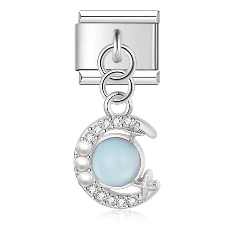 Italian Charms Espacio Acero Inoxidable - Charmsymore