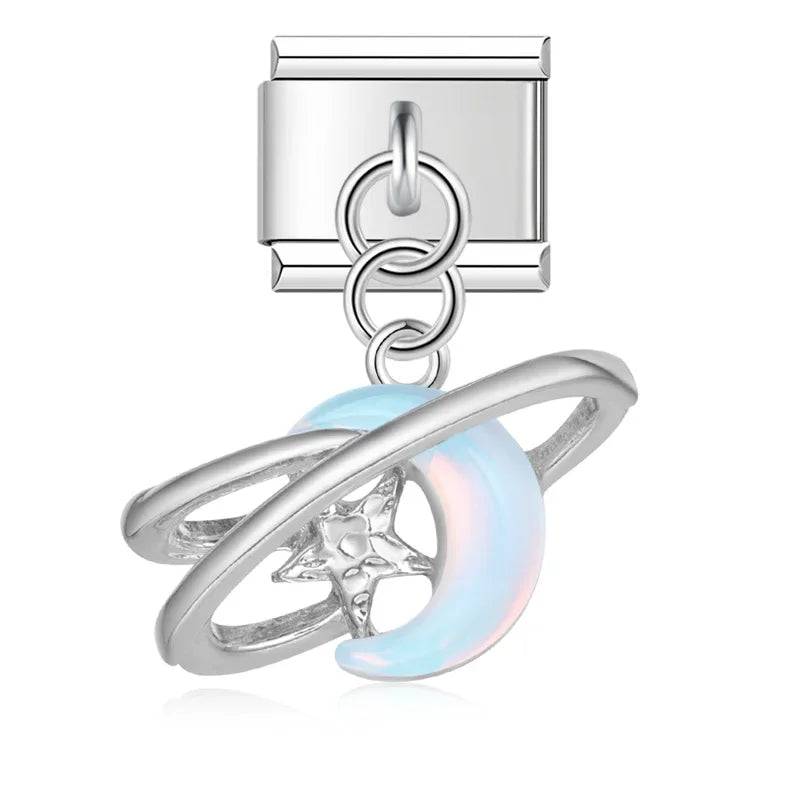 Italian Charms Espacio Acero Inoxidable - Charmsymore