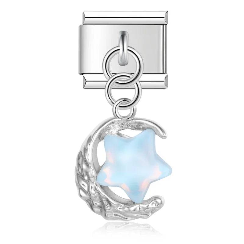 Italian Charms Espacio Acero Inoxidable - Charmsymore