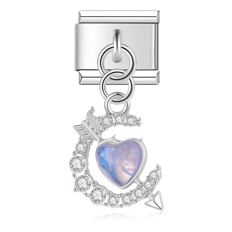 Italian Charms Espacio Acero Inoxidable - Charmsymore