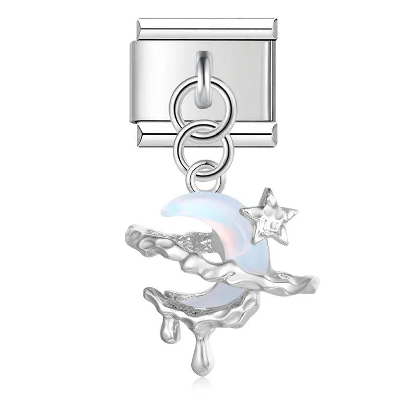 Italian Charms Espacio Acero Inoxidable - Charmsymore