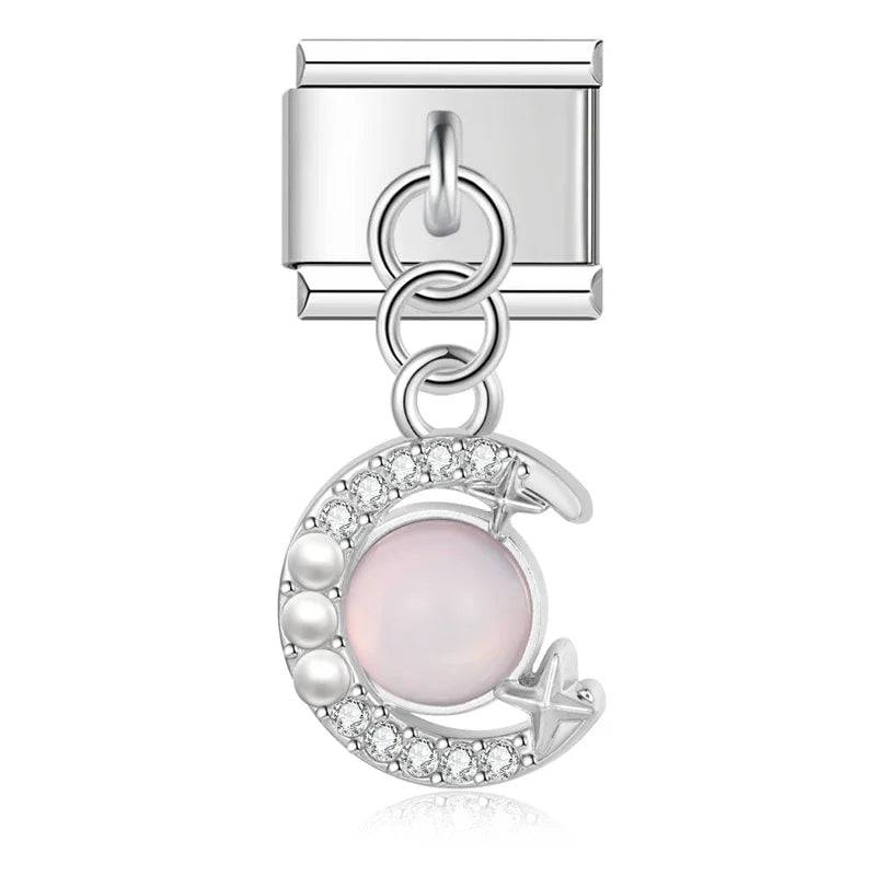 Italian Charms Espacio Acero Inoxidable - Charmsymore