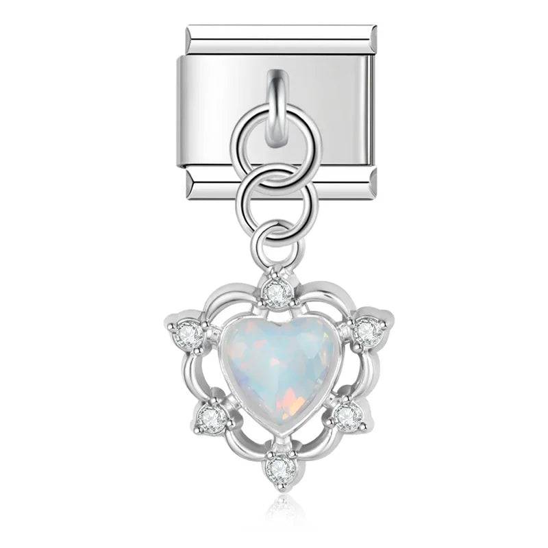 Italian Charms Espacio Acero Inoxidable - Charmsymore