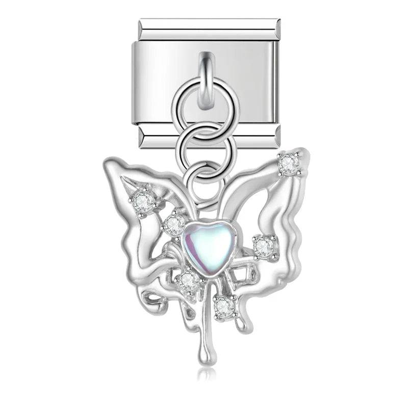 Italian Charms Espacio Acero Inoxidable - Charmsymore