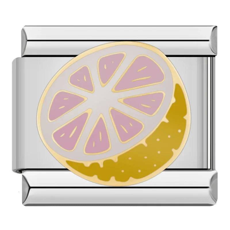 Italian Charms Frutas Acero Inoxidable - Charmsymore