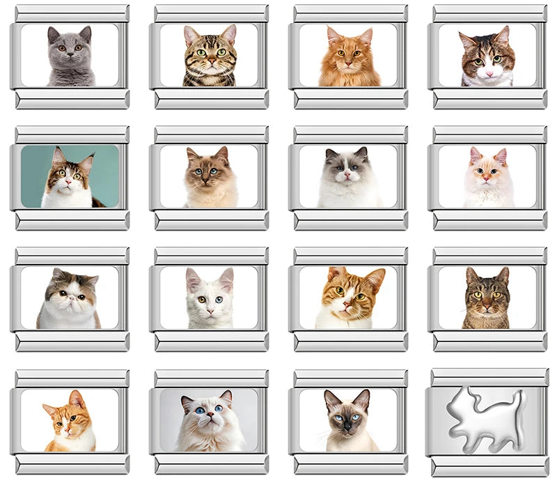 Italian Charms Gatitos - Charmsymore