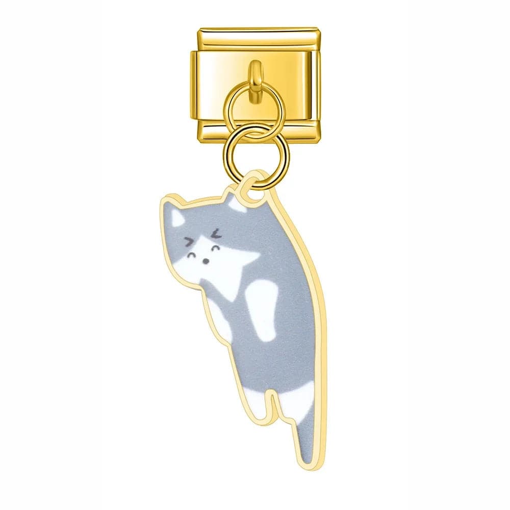 Italian Charms Gatitos Acero Inoxidable - Charmsymore