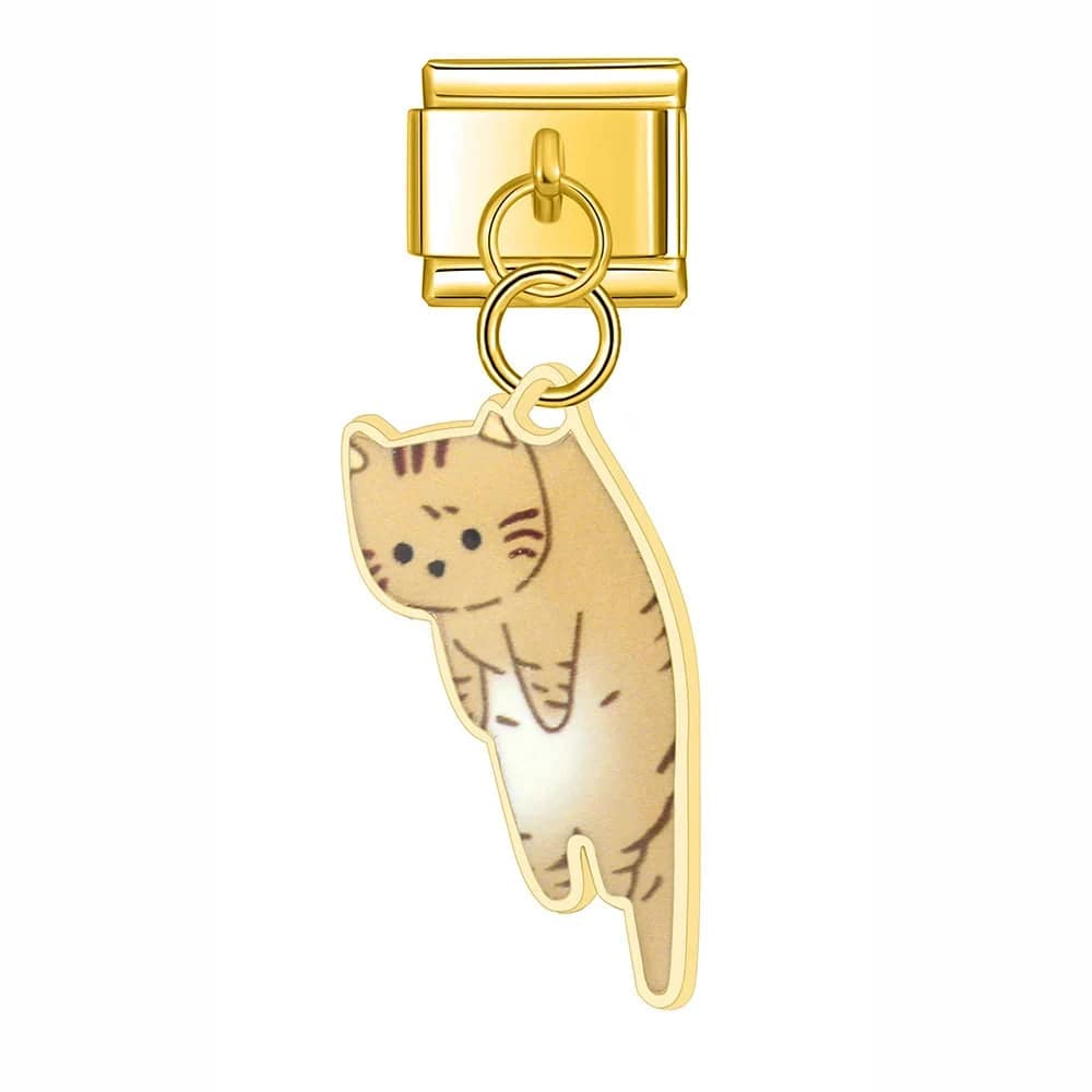 Italian Charms Gatitos Acero Inoxidable - Charmsymore
