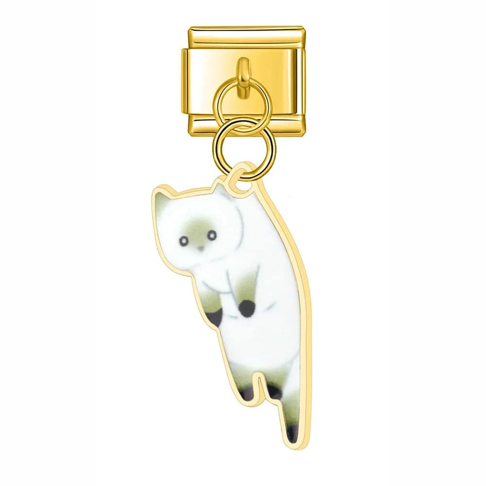 Italian Charms Gatitos Acero Inoxidable - Charmsymore