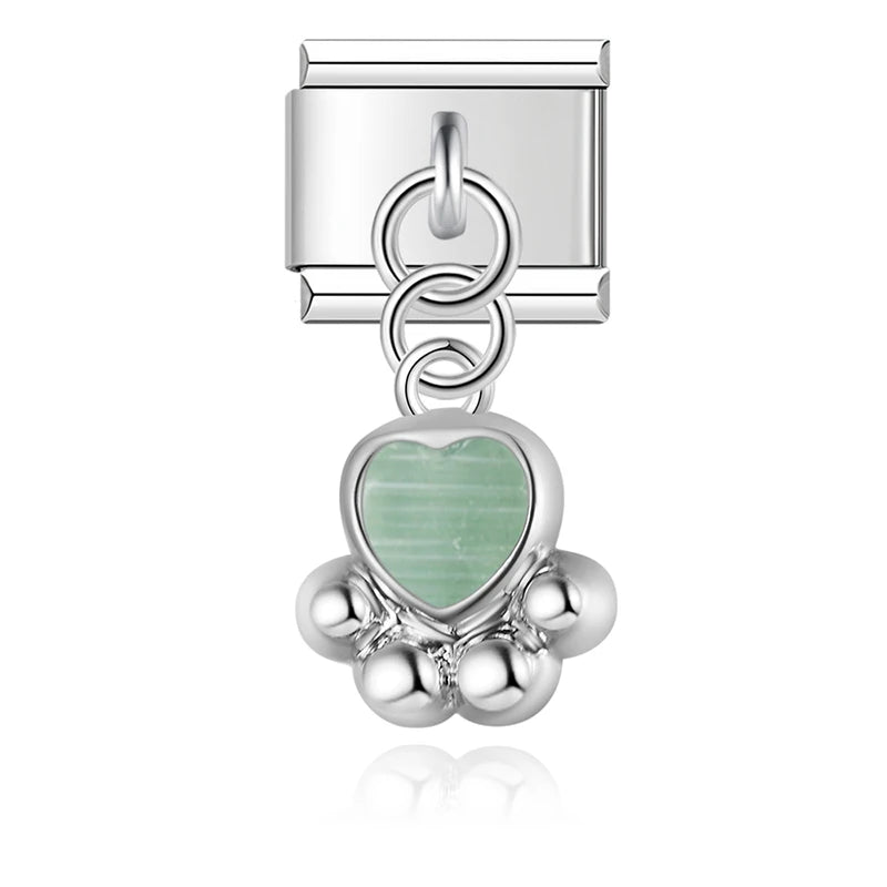 Italian Charms Huellita Mascota Colgante - Charmsymore