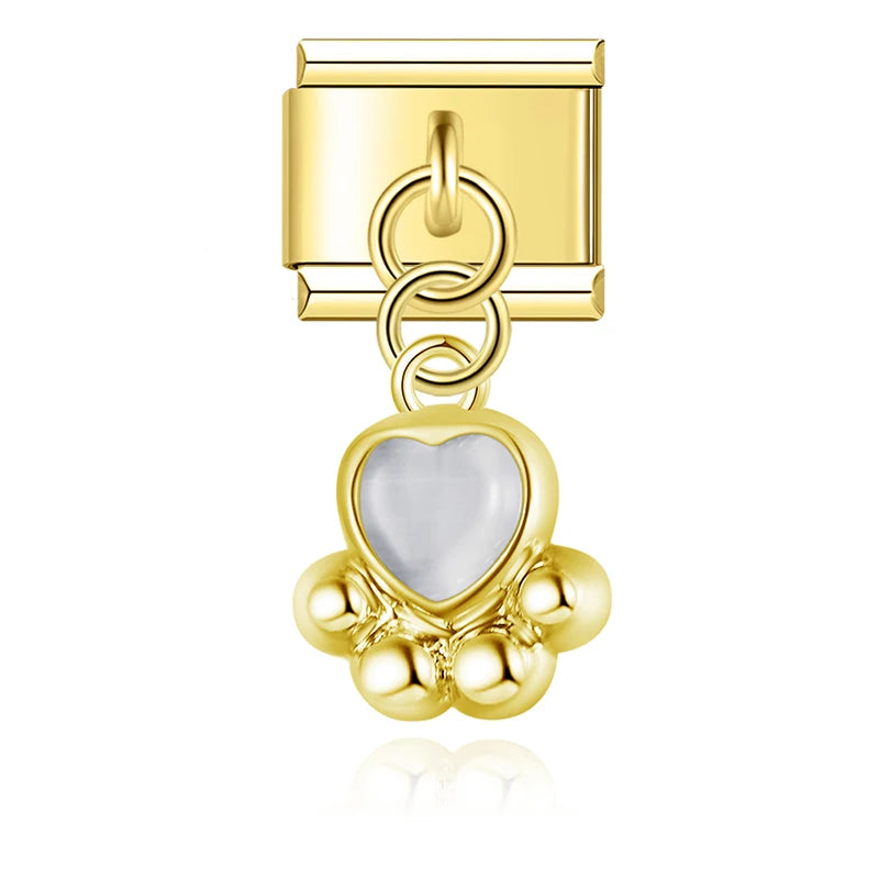 Italian Charms Huellita Mascota Colgante - Charmsymore