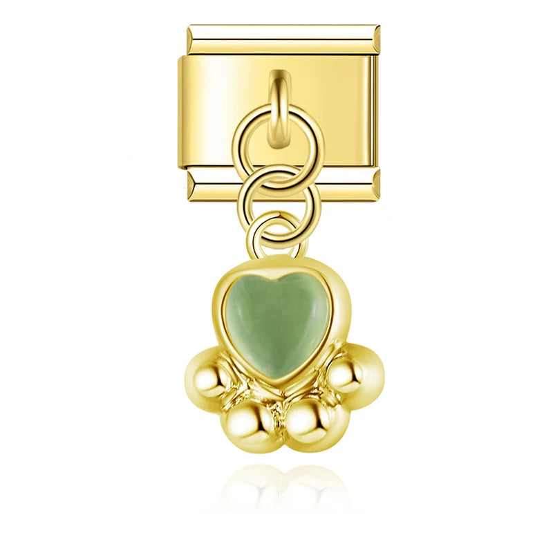 Italian Charms Huellita Mascota Colgante - Charmsymore