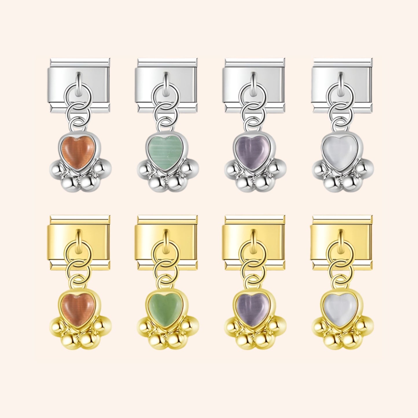 Italian Charms Huellita Mascota Colgante - Charmsymore