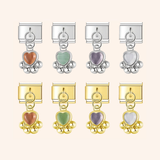 Italian Charms Huellita Mascota Colgante - Charmsymore