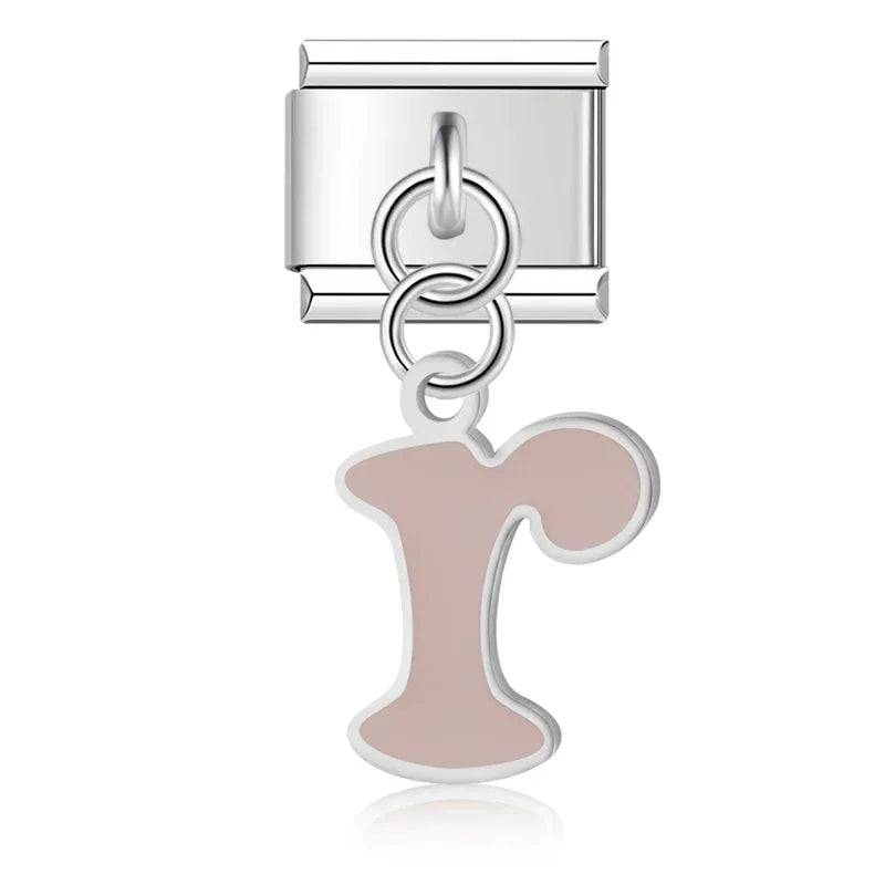 Italian Charms Letras Acero Inoxidable - Charmsymore