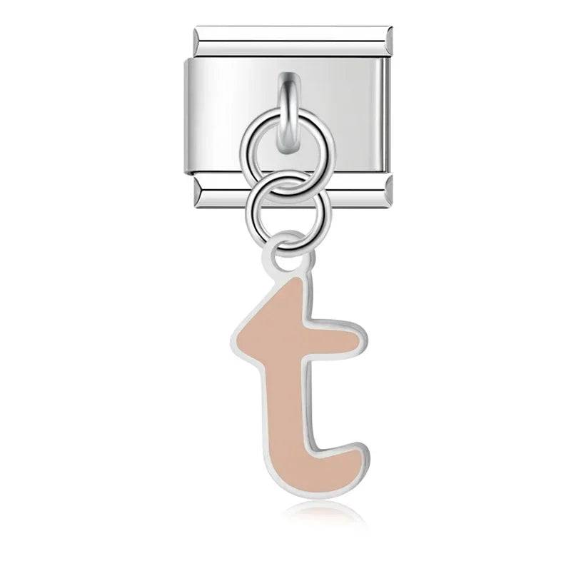 Italian Charms Letras Acero Inoxidable - Charmsymore