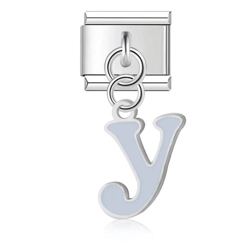 Italian Charms Letras Acero Inoxidable - Charmsymore