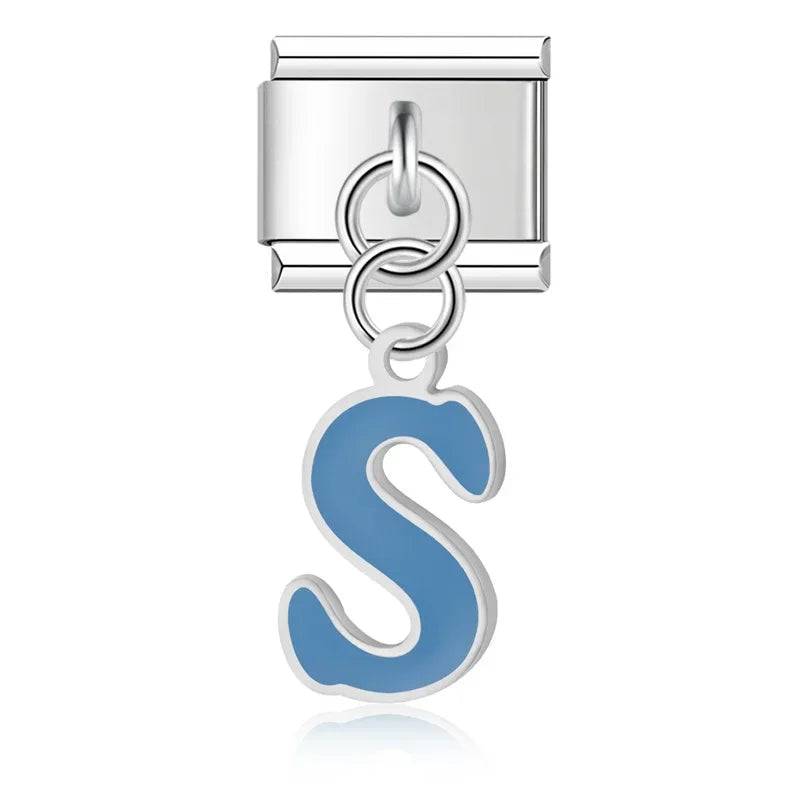 Italian Charms Letras Acero Inoxidable - Charmsymore