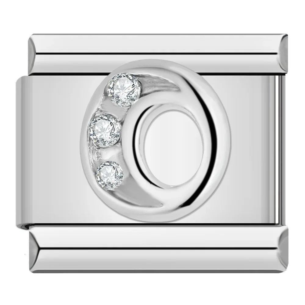 Italian charms letras brillos - Charmsymore