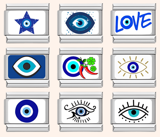 Italian Charms Mal De Ojo Acero inoxidable - Charmsymore