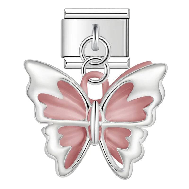 Italian Charms Mariposas Acero Inoxidable - Charmsymore