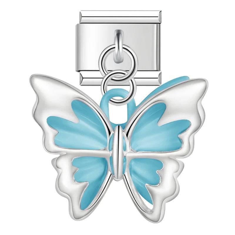 Italian Charms Mariposas Acero Inoxidable - Charmsymore