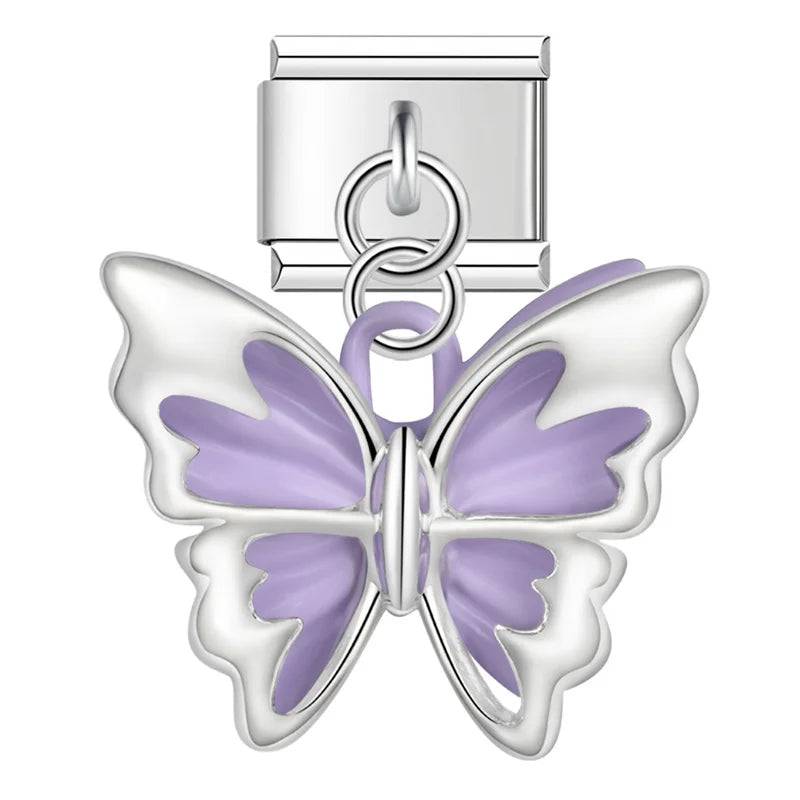 Italian Charms Mariposas Acero Inoxidable - Charmsymore