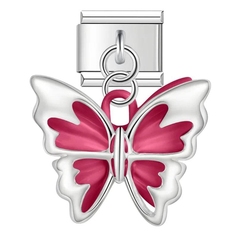 Italian Charms Mariposas Acero Inoxidable - Charmsymore
